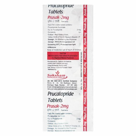 PRUSAK 2mg Tablet 10's