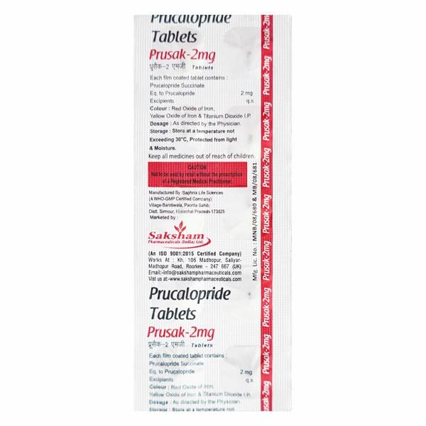 PRUSAK 2mg Tablet 10's