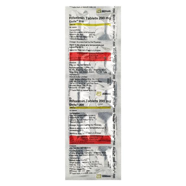 Dirifa 200mg Tablet 10'S