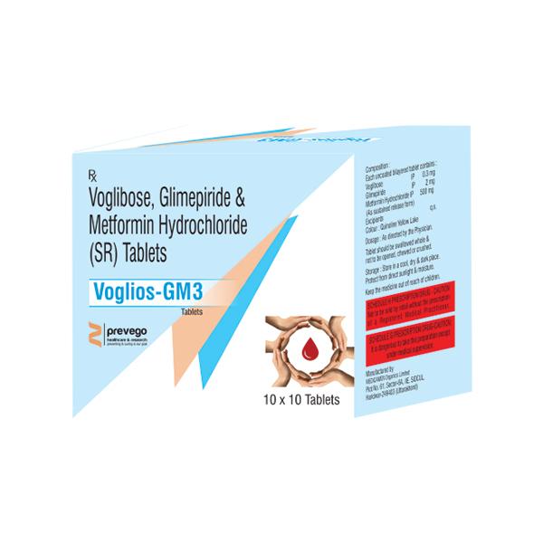 VOGLIOS GM 3 Tablet 10's