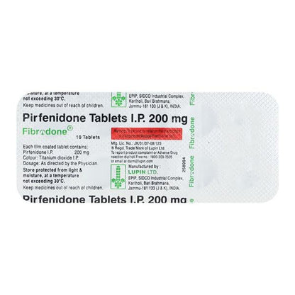 Fibrodone 200mg Tablet 10'S