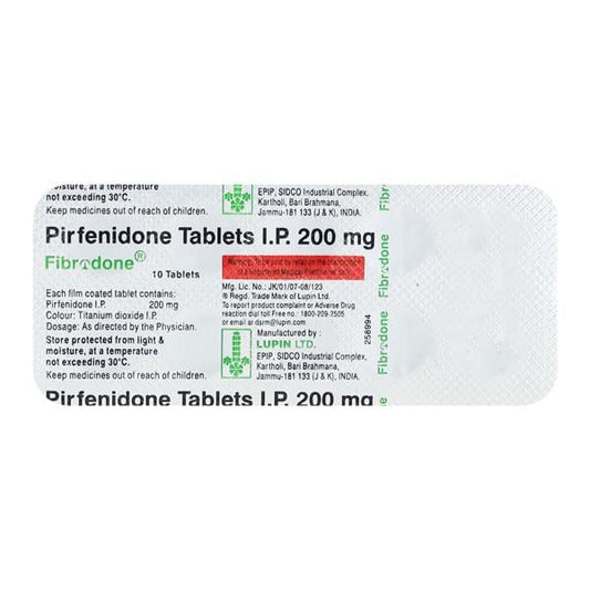 Fibrodone 200mg Tablet 10'S