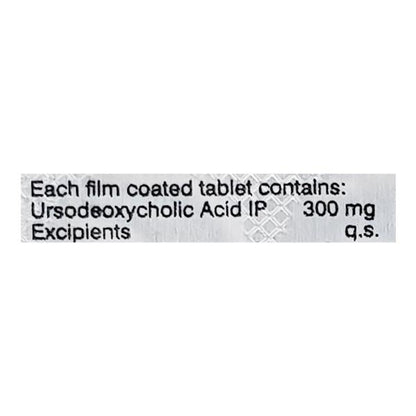 Ursodil 300mg Tablet 10'S