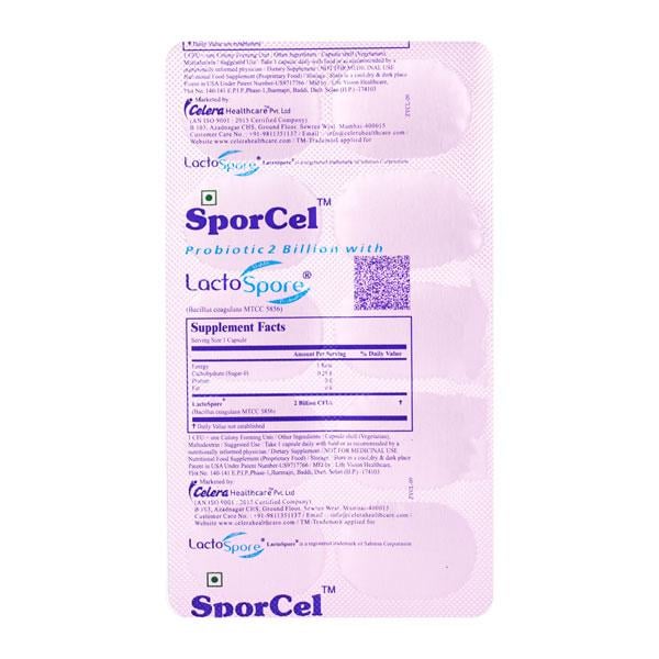 SPORCEL Capsule 10's