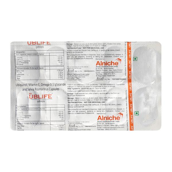 UBLIFE NU Capsule 10's