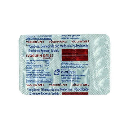 VOGLIFIN GM 2mg Tablet 10's
