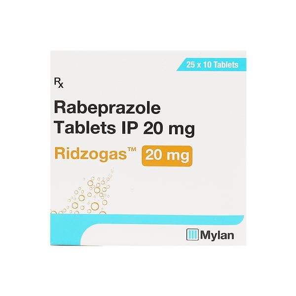 RIDZOGAS 20 Tablet 10's