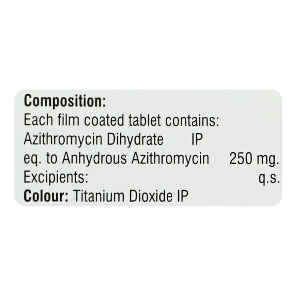 AZITHROVAC 250 Tablet 6's