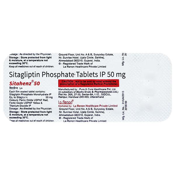SITAHENZ 50 Tablet 10's