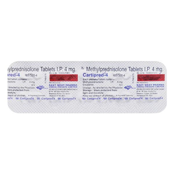 Cartipred 4mg Tablet 10'S