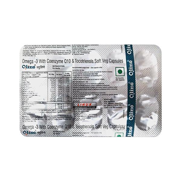 QLINO NUTRACEUTICAL SOFT VEG Capsule 10's