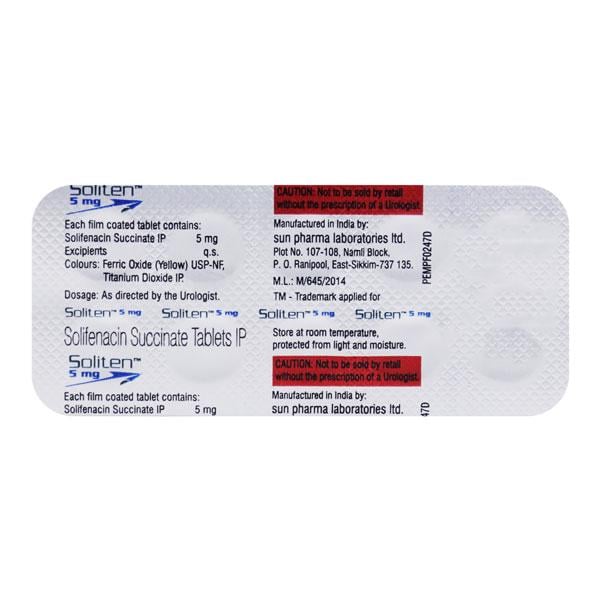 Soliten 5mg Tablet 10'S