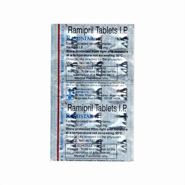 Ramistar 10mg Tablet 15'S