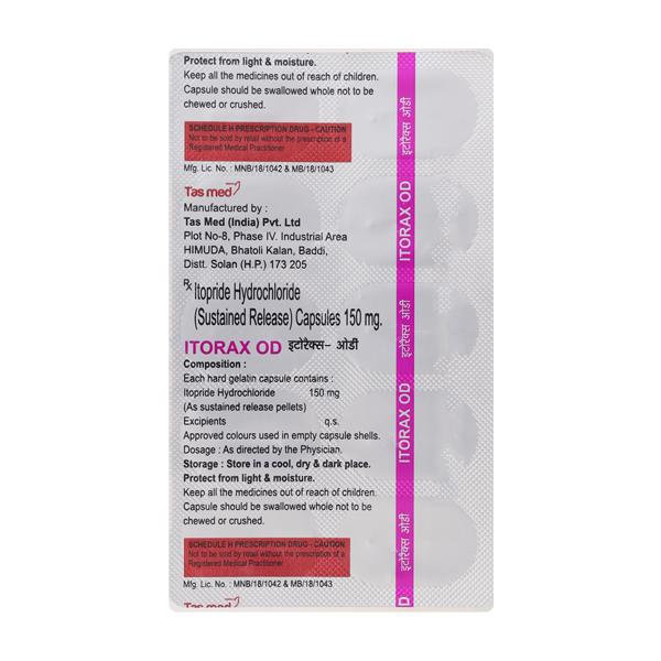 ITORAX OD Capsule 10's