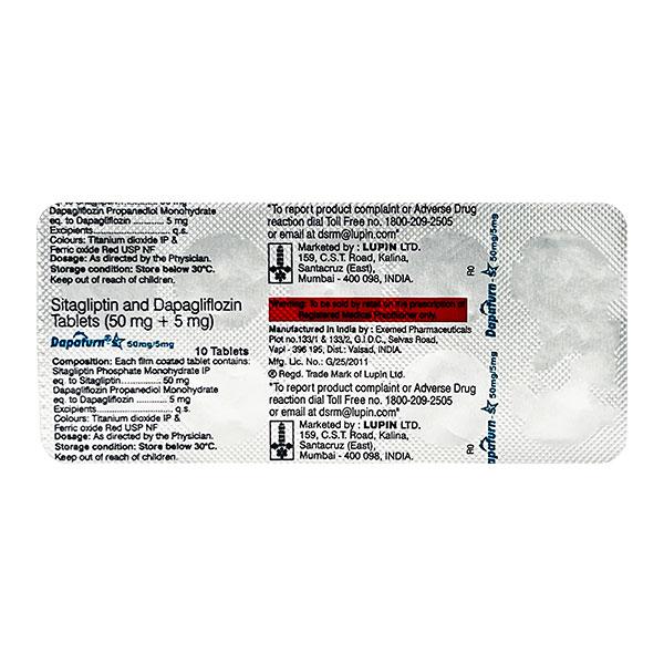DAPATURN S 5/50 Tablet 10's