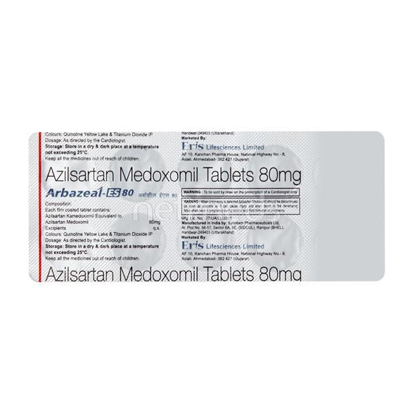 Arbazeal ES 80mg Tablet 10'S