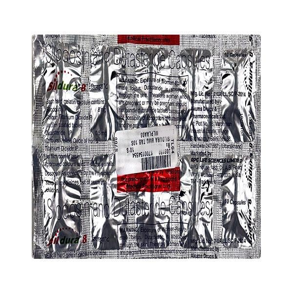 Sildura 8mg Capsule 10'S