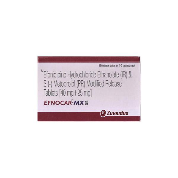 EFNOCAR MX 40/25 Tablet 10's