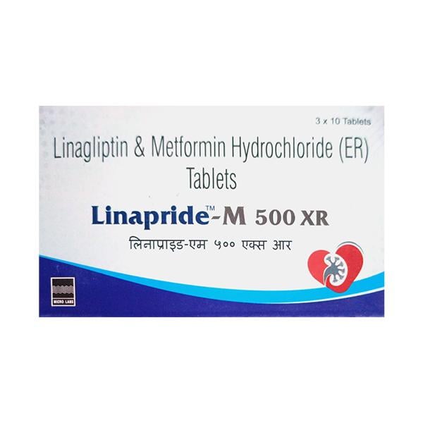 LINAPRIDE M 500 XR Tablet 10's