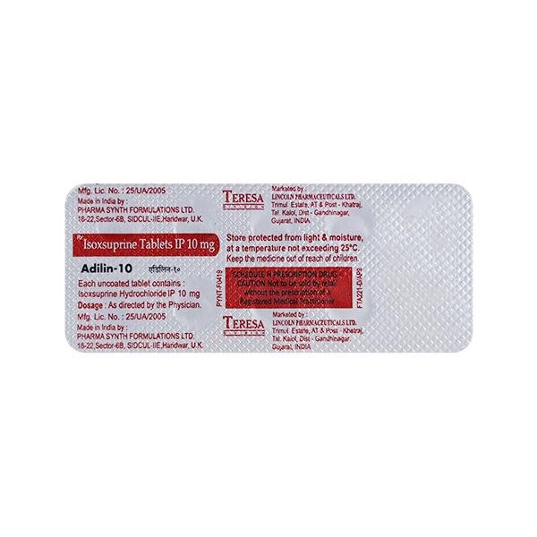 Adilin 10mg Tablet 10'S