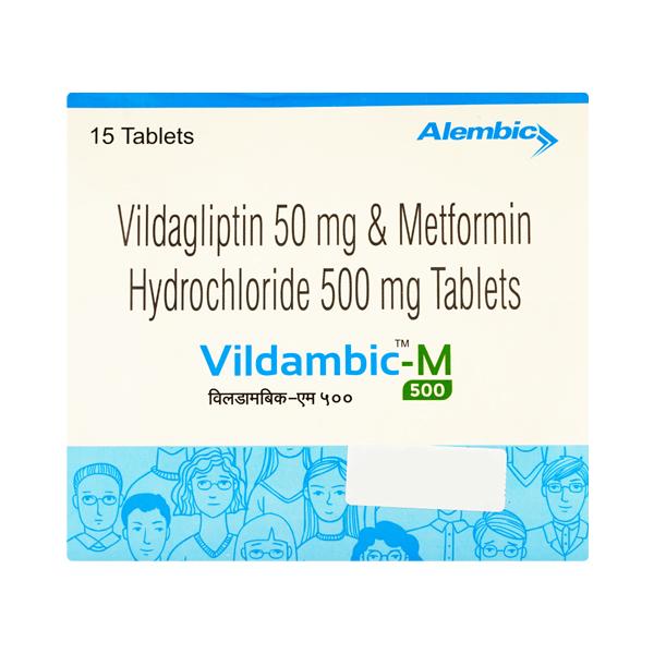 VILDAMBIC M 500 Tablet 15's