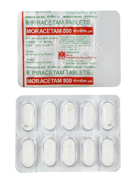 Moracetam 800mg Tablet 10'S