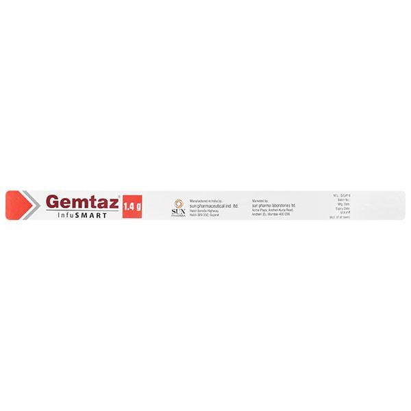 GEMTAZ INFUSMART 1.4gm Injection 140ml