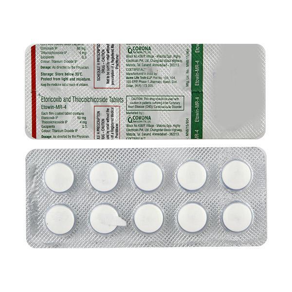 Etowin MR 4mg Tablet 10'S