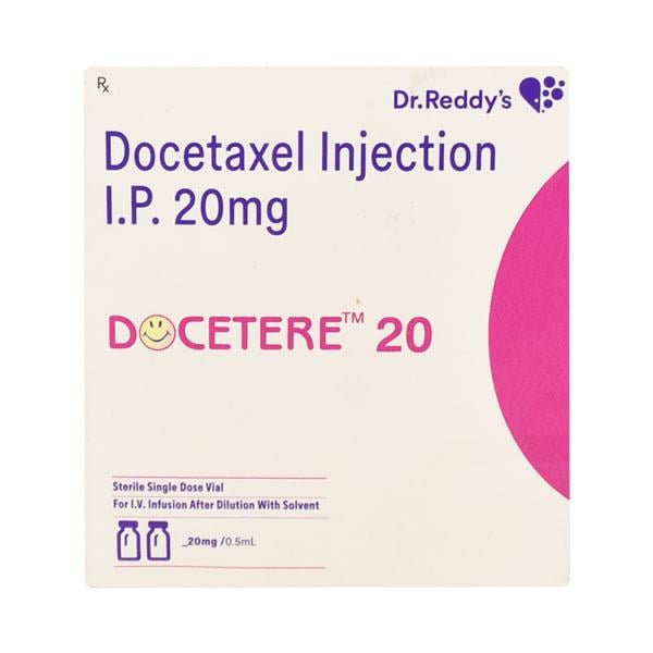 Docetere 20mg Injection 1's