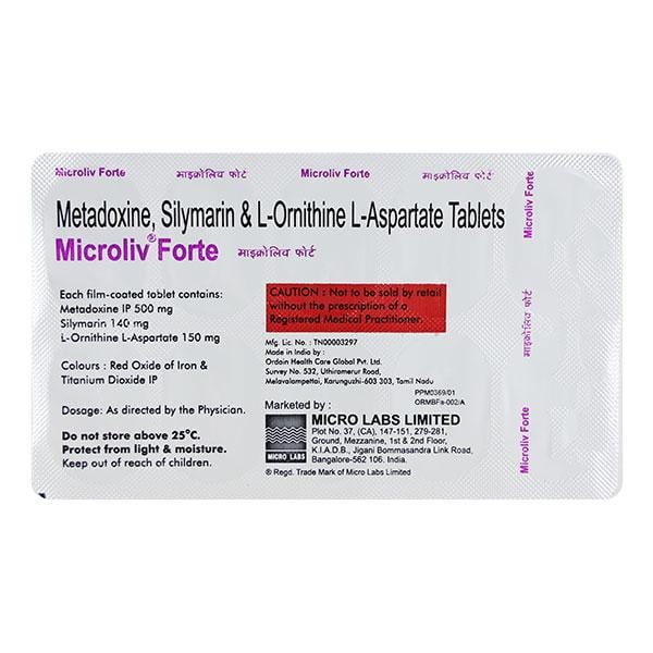 Microliv Forte Tablet 10'S