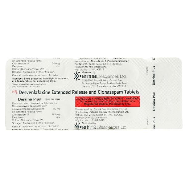 DESRINA PLUS 0.25 Tablet 10's