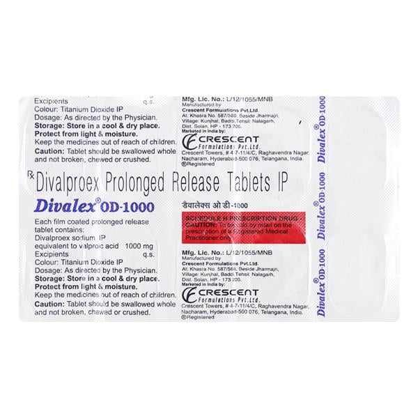 DIVALEX OD 1000 Tablet 10's