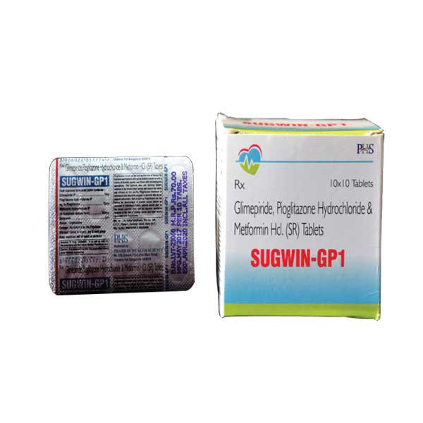 SUGWIN GP 1mg Tablet 10's