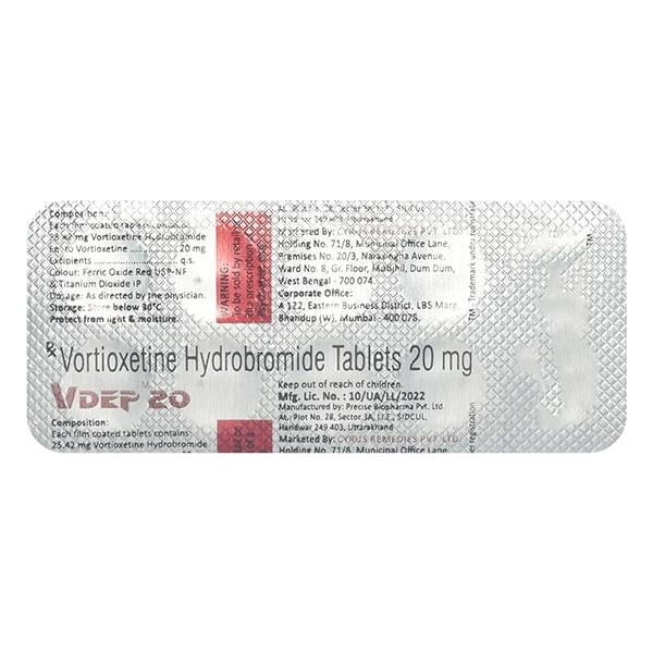 VDEP 20 Tablet 10's