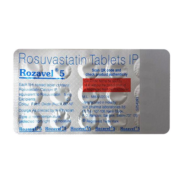 ROZAVEL 5 Tablet 15's