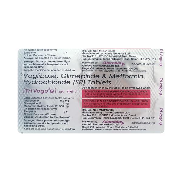 Trivogo 2 Tablet 10'S