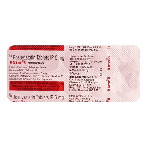 Rxtor 5mg Tablet 10'S