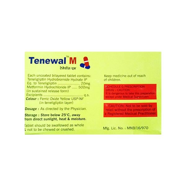 TENEWAL M Tablet 10's