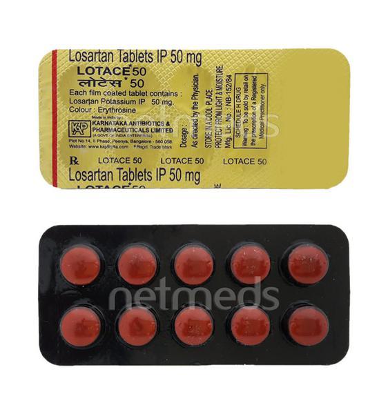 Lotace 50mg Tablet 10'S