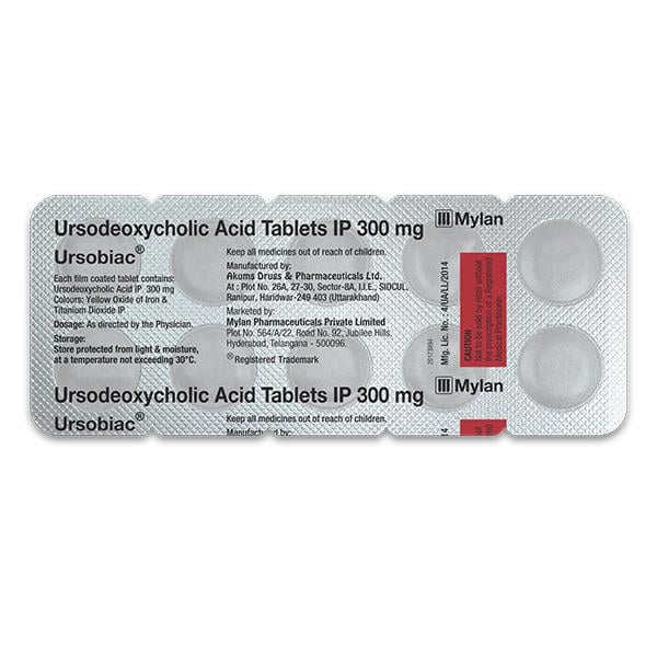 Ursobiac 300mg Tablet 10'S
