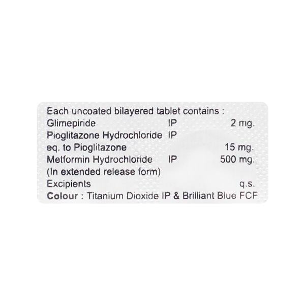 TRIGLIMIRIDE 2 Tablet 10's