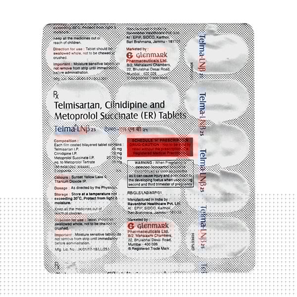 TELMA LNB 25 Tablet 15's
