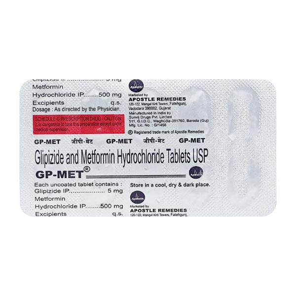 GP MET Tablet 10's