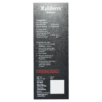XALIDERM Solution 50ml - Global Surgicals