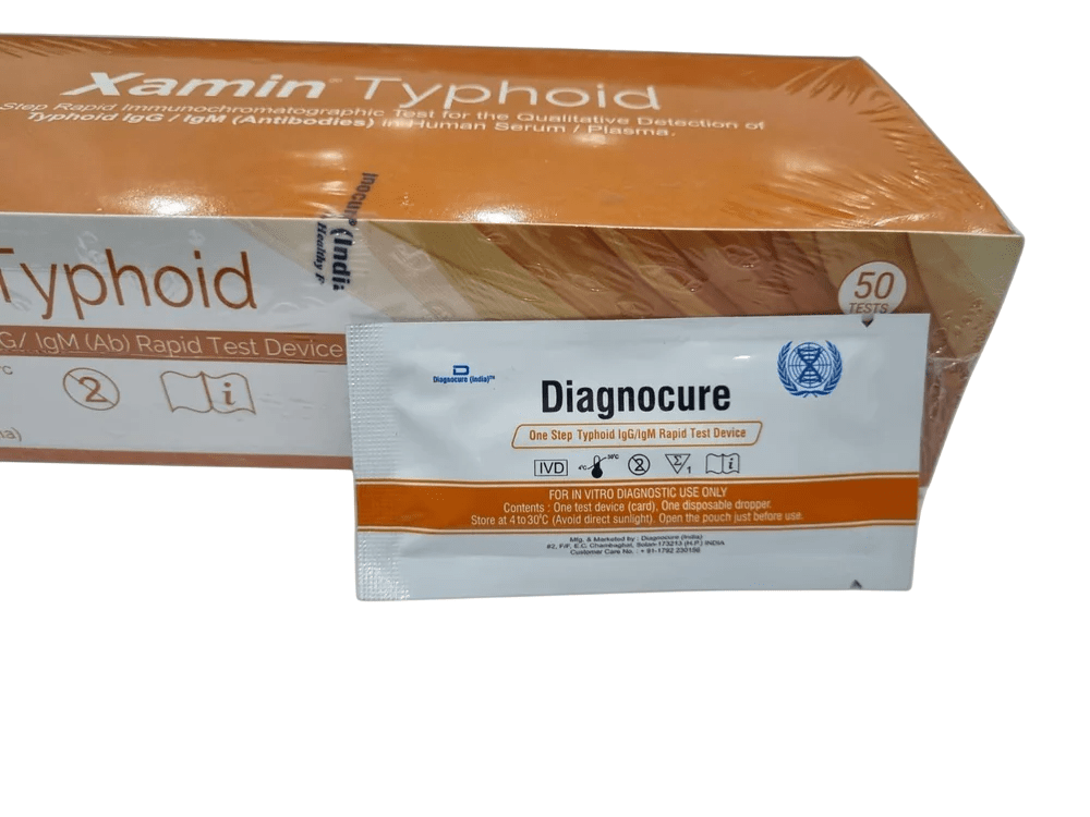 Xamin Typhoid - IgG/IgM Rapid Card - Global Surgicals