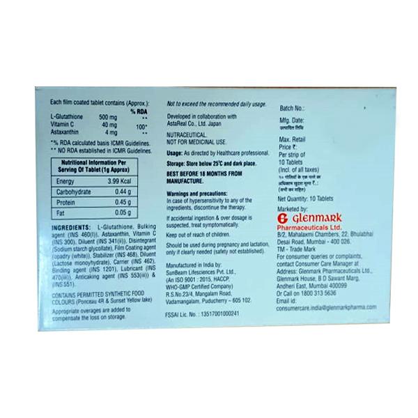 XANTOX GLO Tablet 10's - Global Surgicals