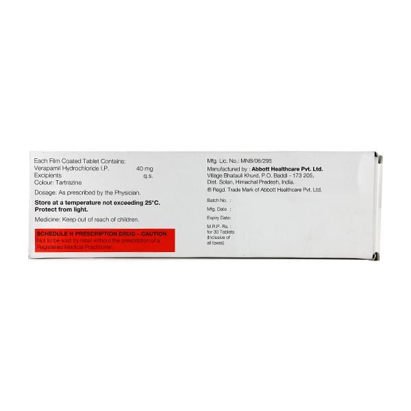 CALAPTIN 40mg Tablet 30's