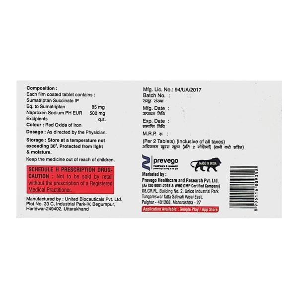 NAPROZEN S Tablet 2's