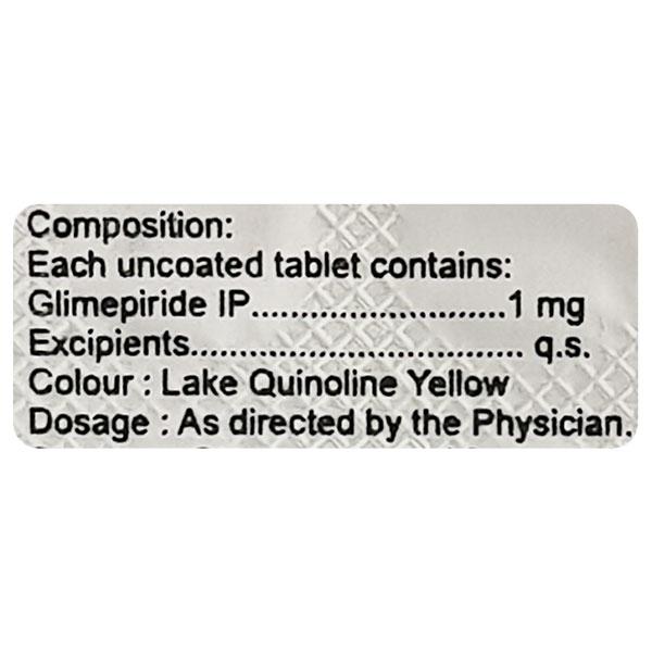APRIGLIM 1mg Tablet 15's