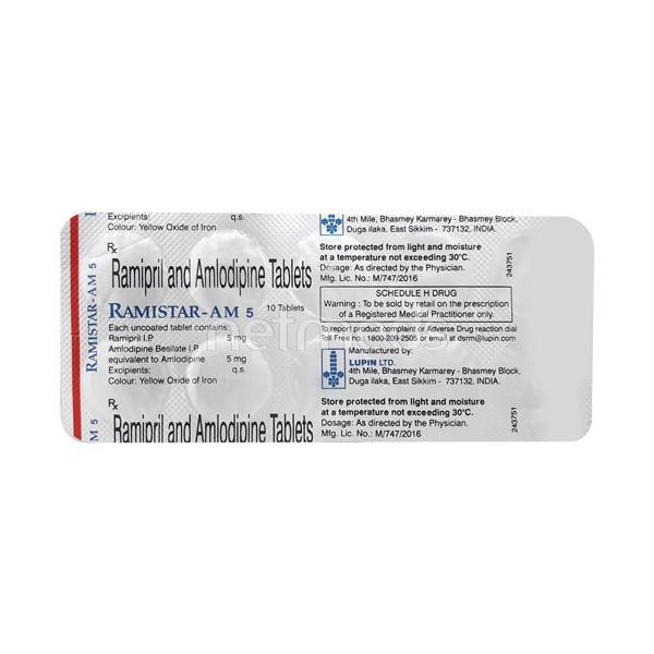 Ramistar AM 5/5mg Tablet 10'S